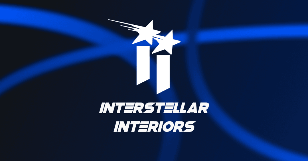 Interstellar Interiors website homepage built with Framer