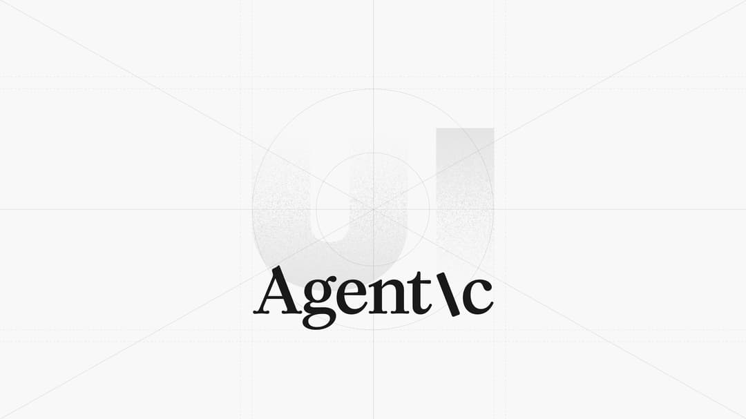 Agentic UI website homepage built with Framer