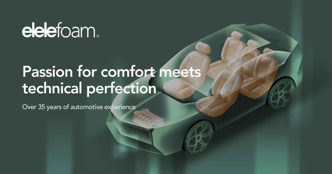 Elele Foam website homepage built with Framer