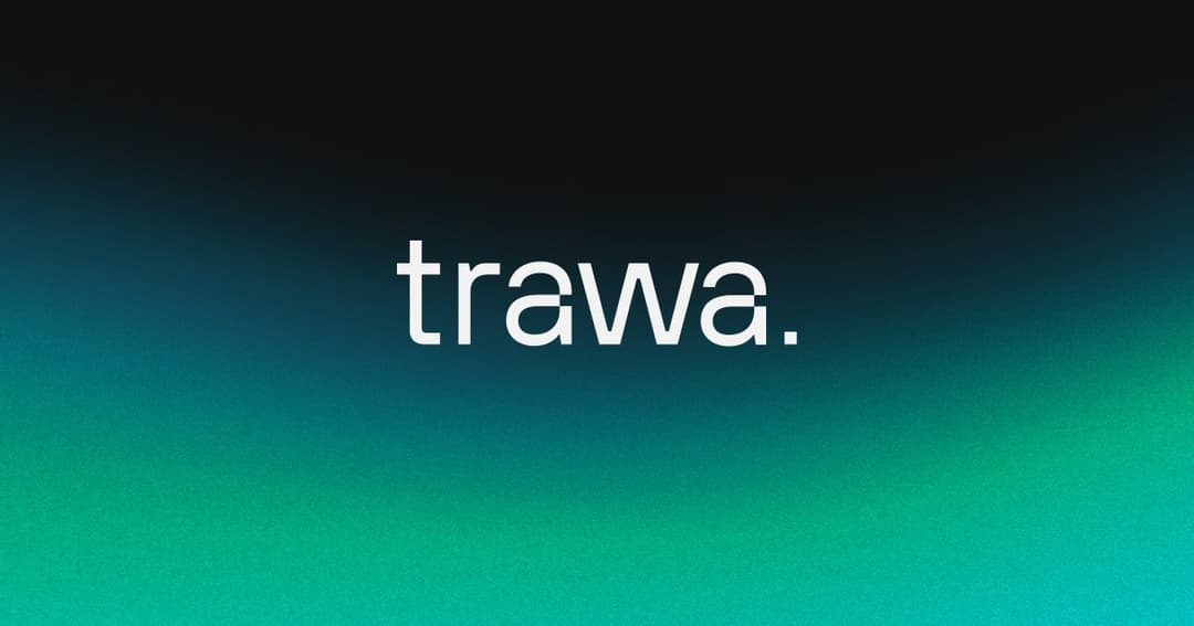 Trawa website homepage built with Framer