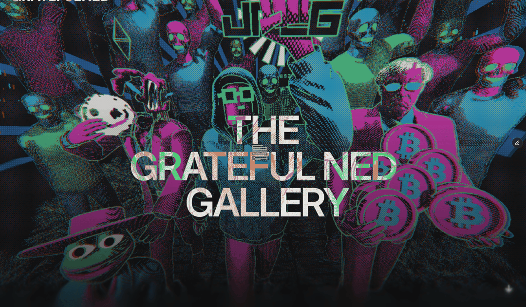 TheGratefulned website homepage built with Framer