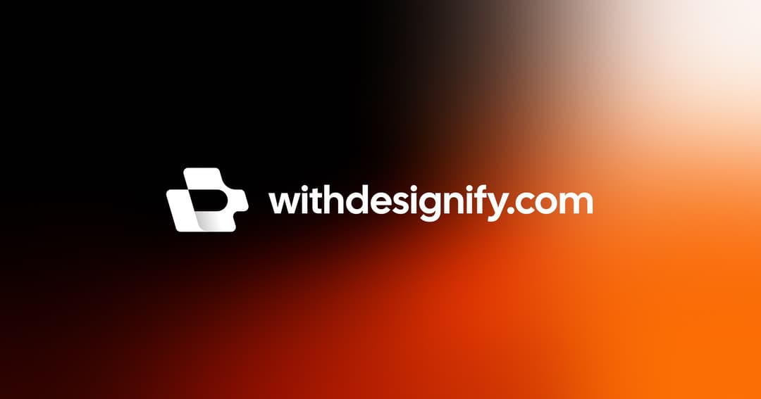 Designify website homepage built with Framer
