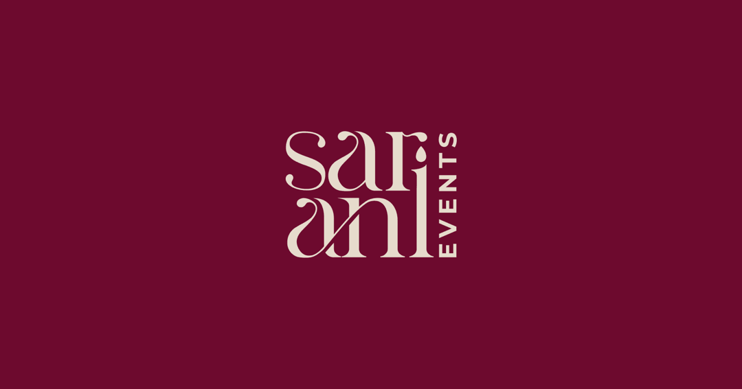 Sarani Events website homepage built with Framer