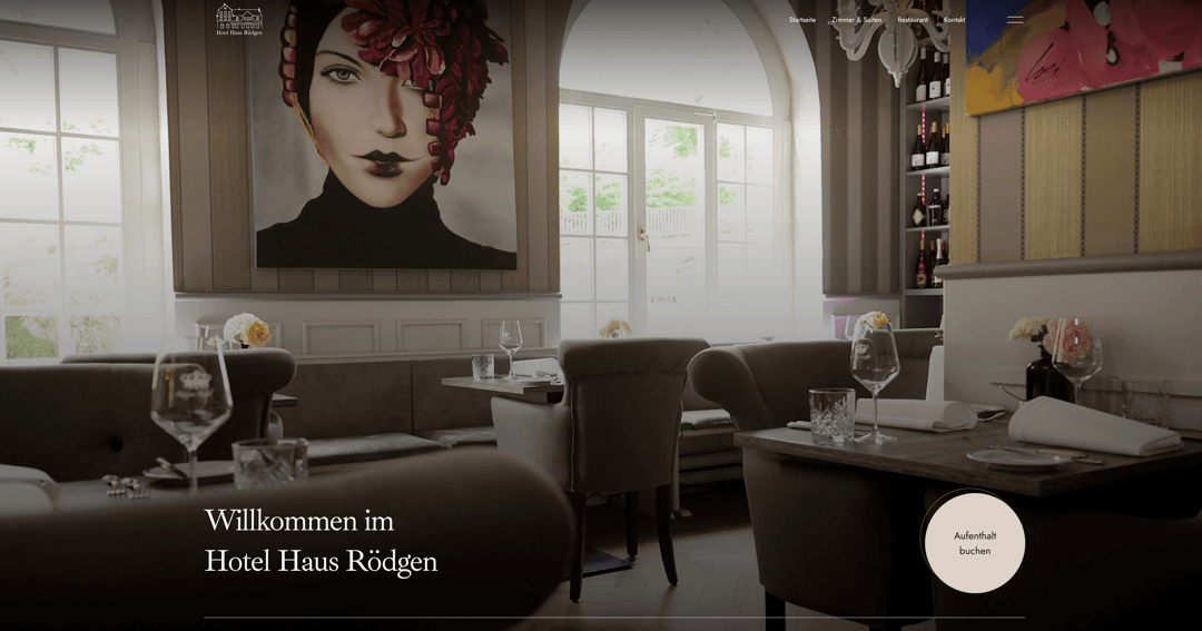 Hotel Haus Rödgen website homepage built with Framer