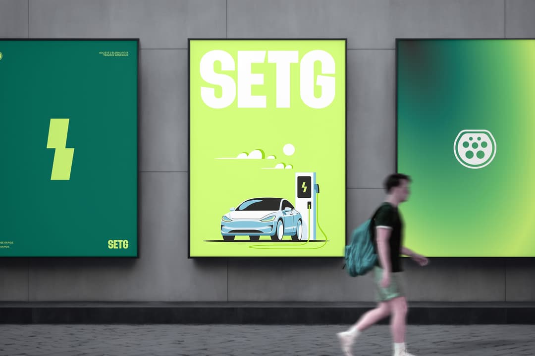 SETG website homepage built with Framer