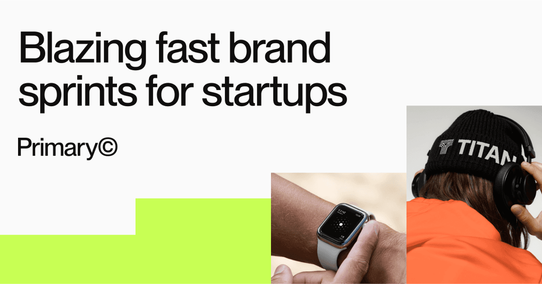 Primary Studio website homepage built with Framer