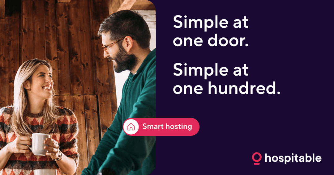 hospitable.com website homepage built with Framer