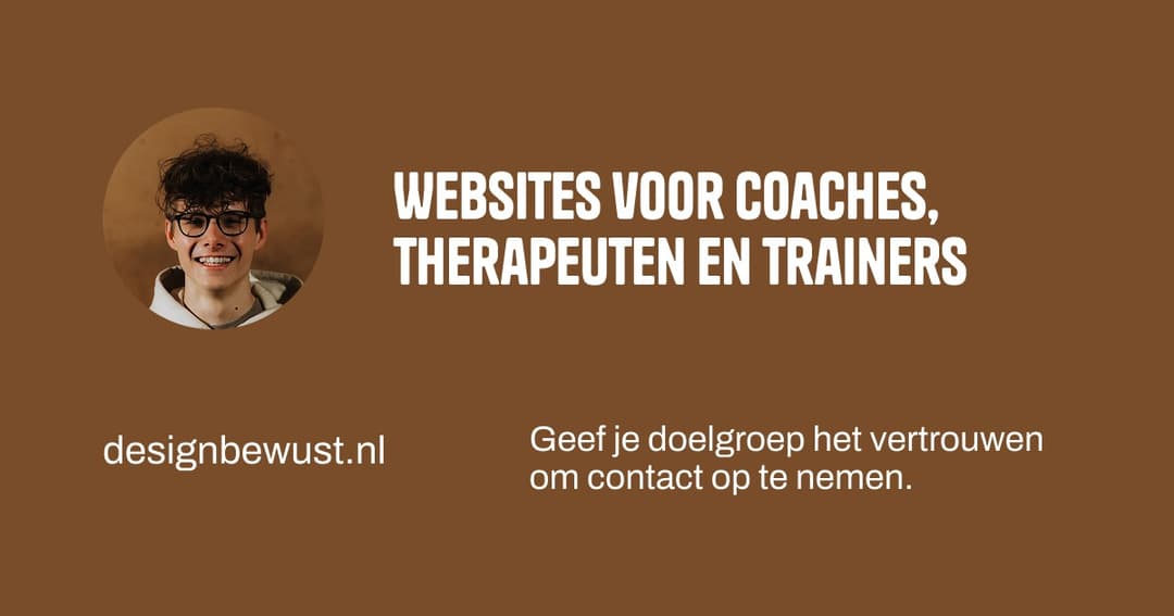 Design Bewust website homepage built with Framer