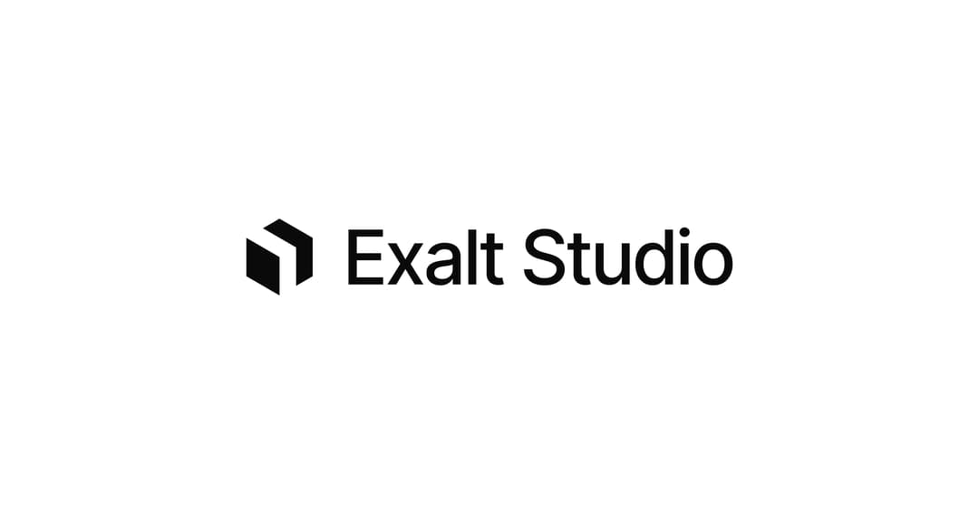 Exalt Studio website homepage built with Framer