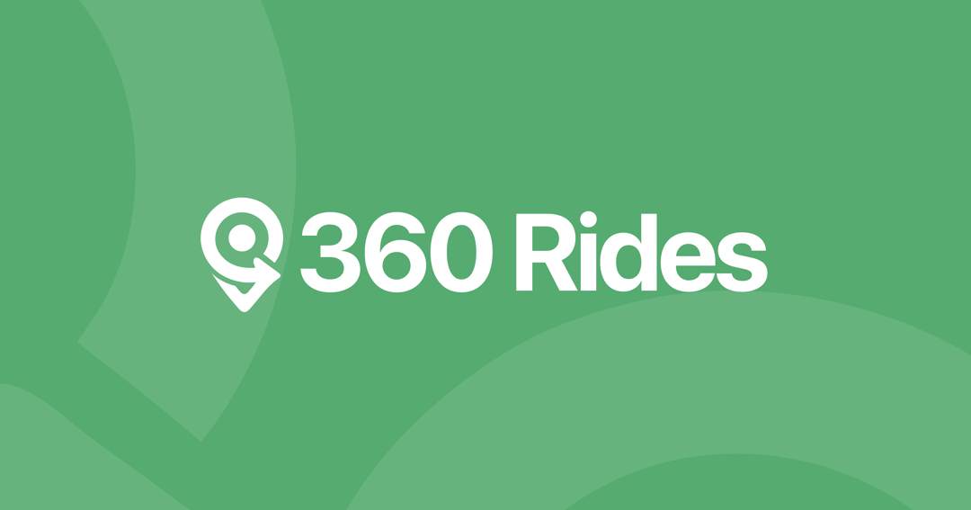 360rides website homepage built with Framer