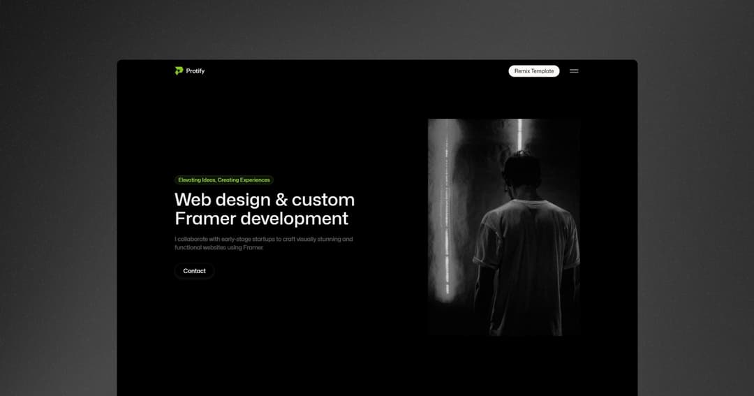 Salik Labs website Design website homepage built with Framer