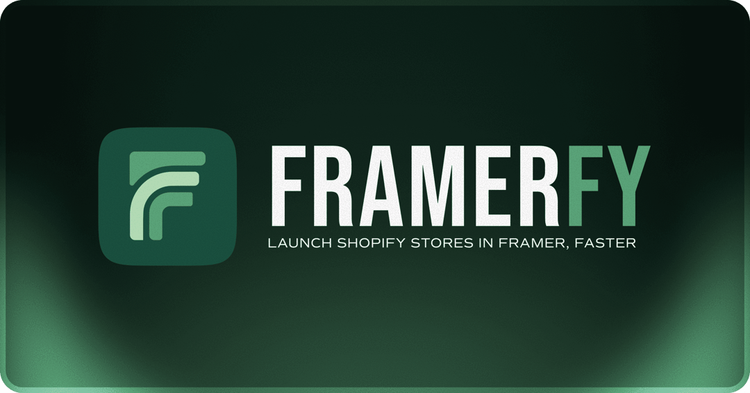 Shopify Plugin website homepage built with Framer