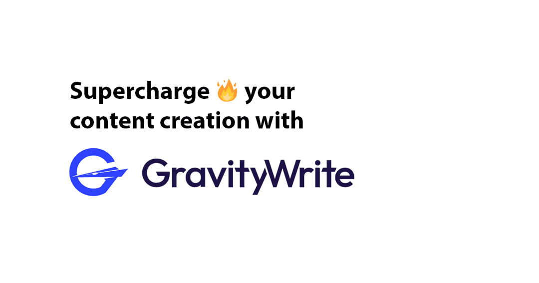 gravitywrite website homepage built with Framer