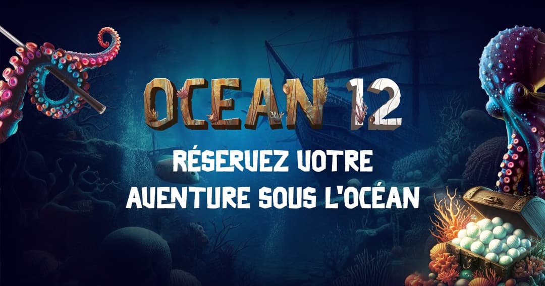 Ocean12 website homepage built with Framer