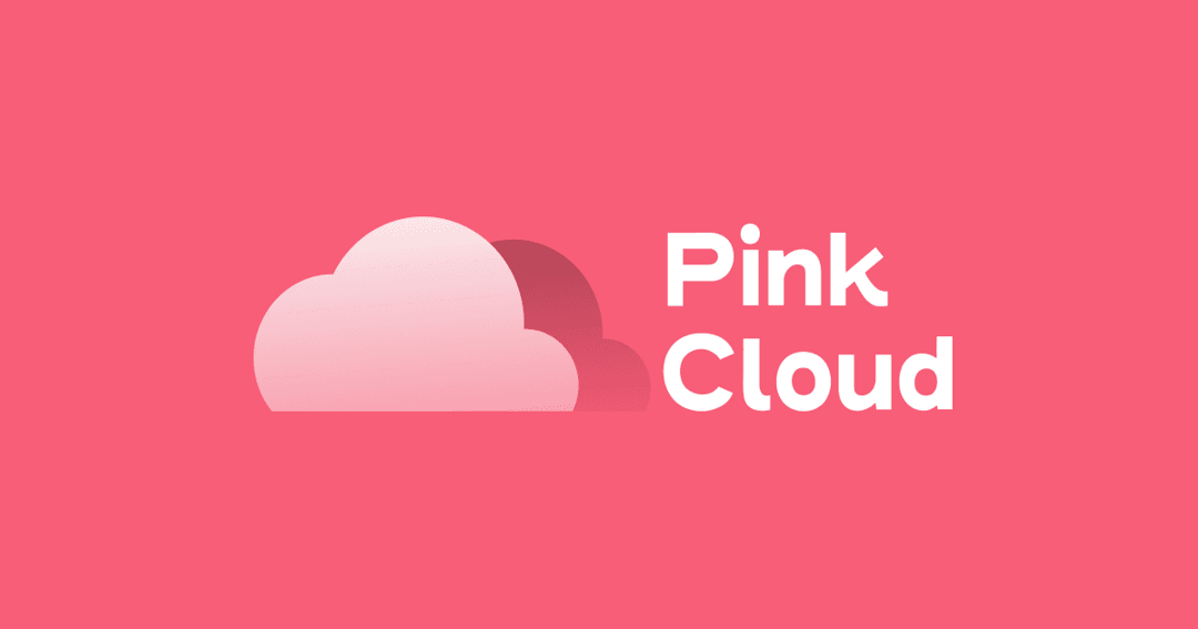 Pink Cloud website homepage built with Framer