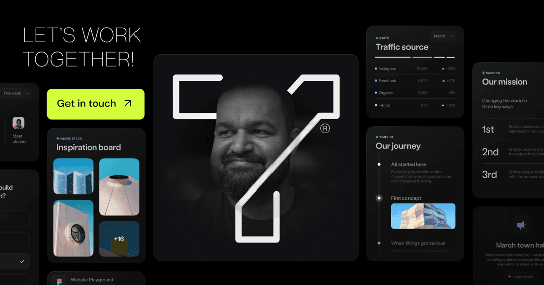 Gold Fofura website homepage built with Framer