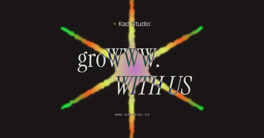 Kad Studio - Digital Design Studio website homepage built with Framer