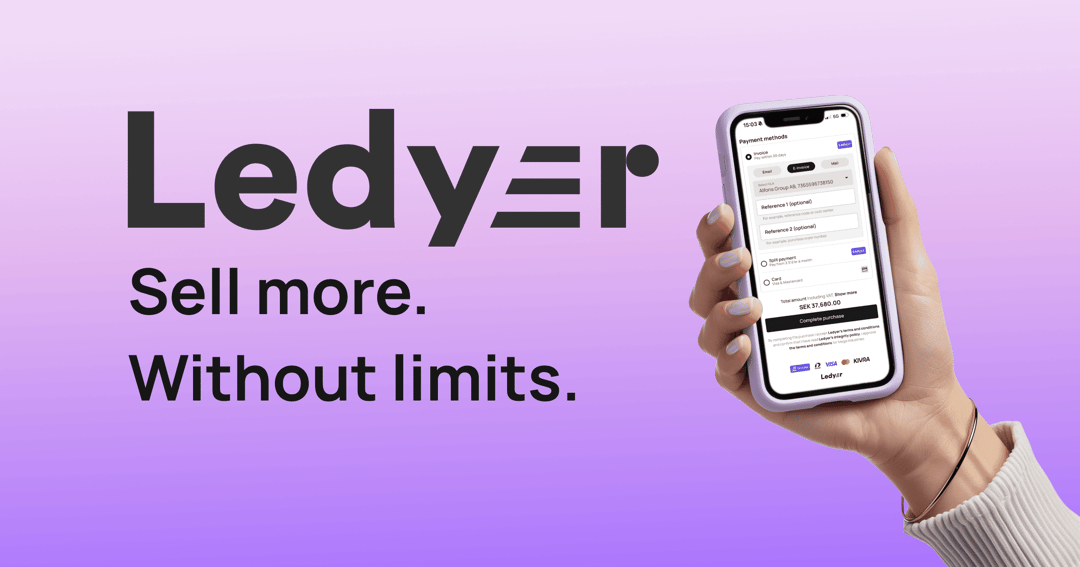 ledyer website homepage built with Framer