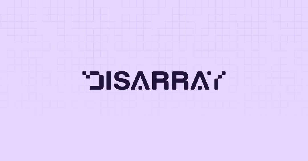 Disarray website homepage built with Framer