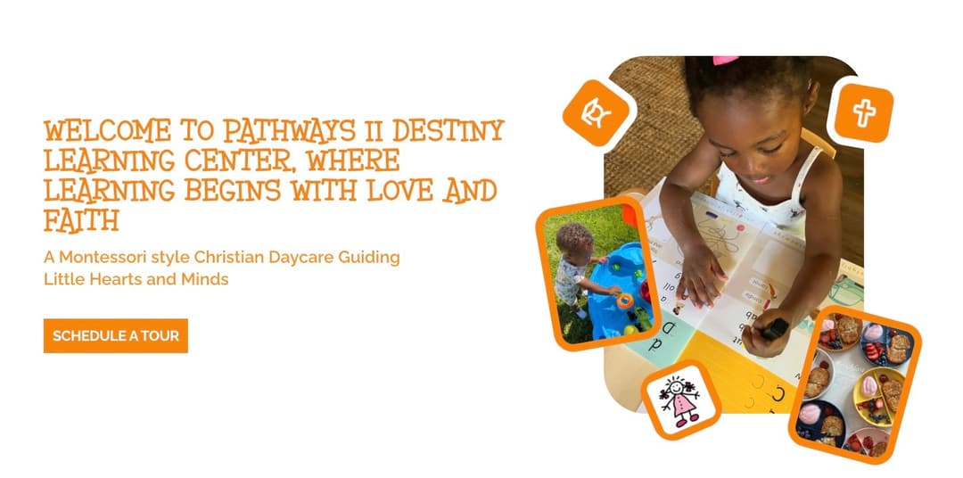 Pathways 2 Destinyylc website homepage built with Framer