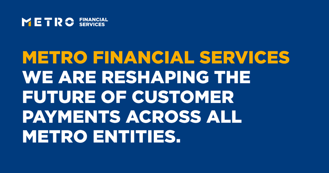METRO Financial Services website homepage built with Framer