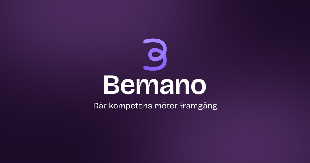 Bemano website homepage built with Framer