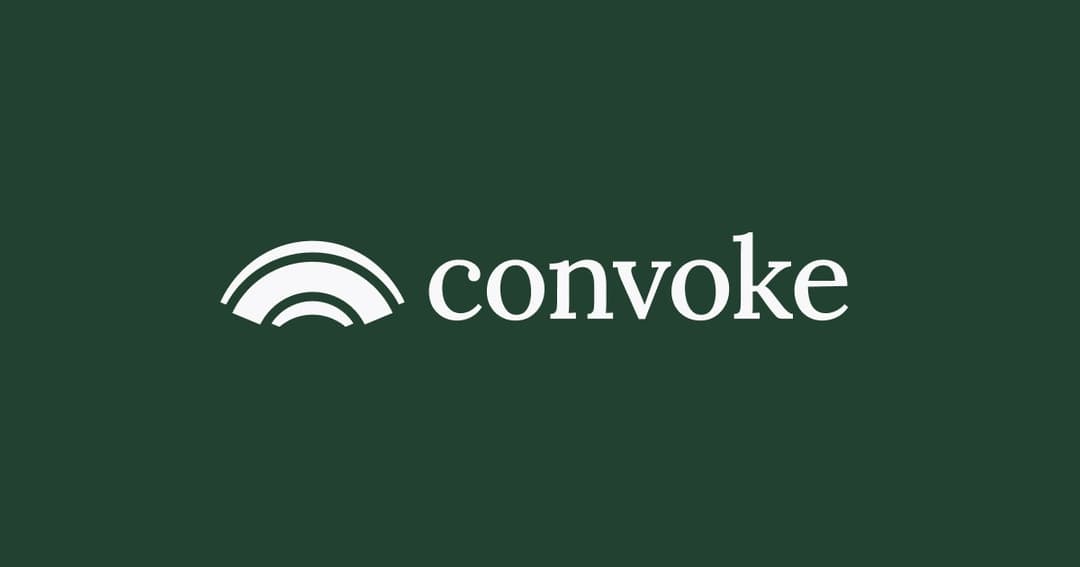 Convoke website homepage built with Framer