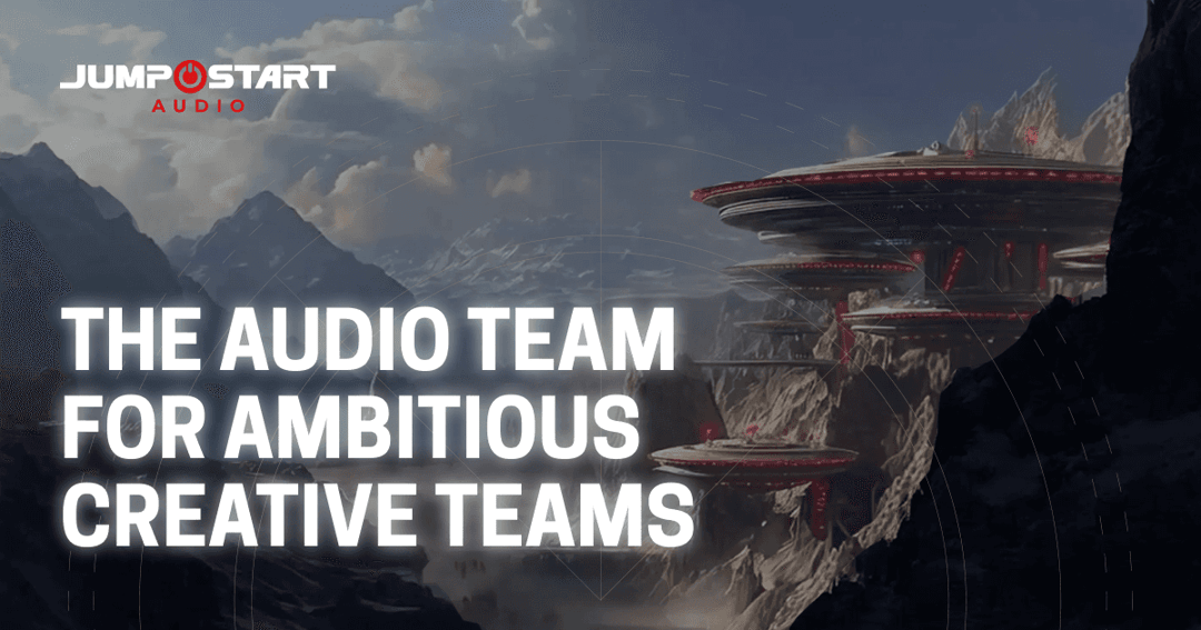 Jumpstart Audio website homepage built with Framer