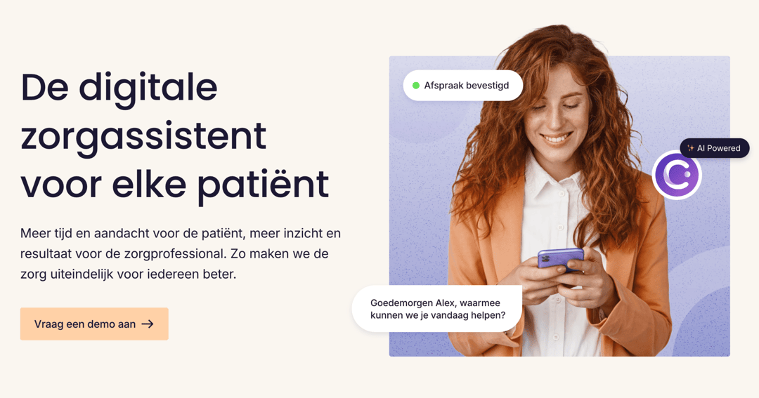 Caro Health website homepage built with Framer