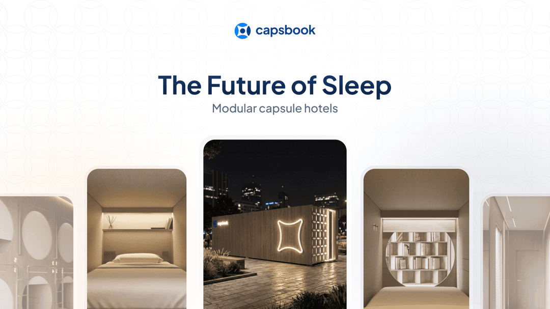 Capsbook website homepage built with Framer