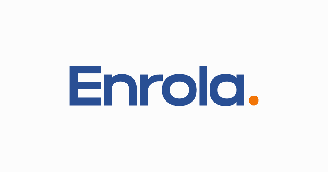 Enrola AI website homepage built with Framer