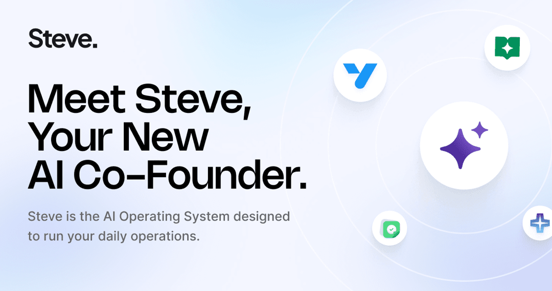 Steve AI Website website homepage built with Framer
