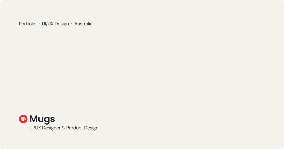 mugs.studio website homepage built with Framer