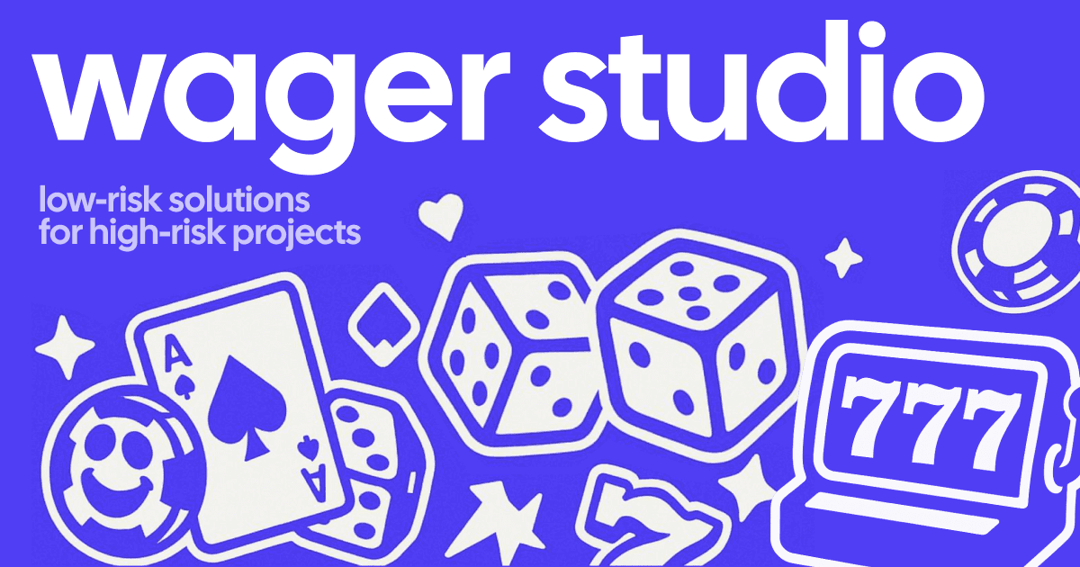 wager studio website homepage built with Framer