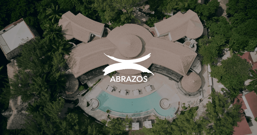 Villa Abrazos website homepage built with Framer