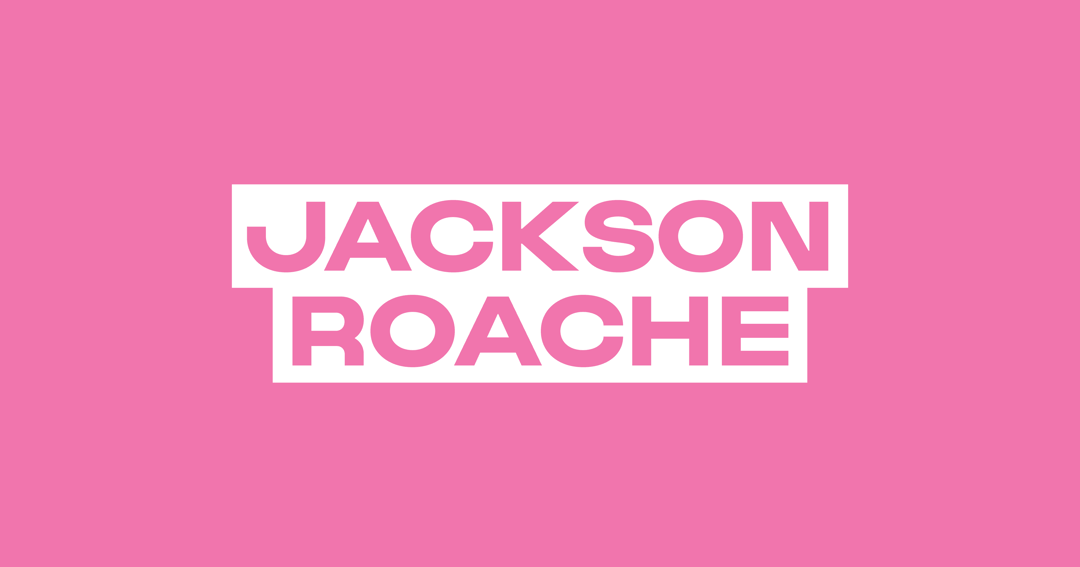 jacksonroache.com website homepage built with Framer
