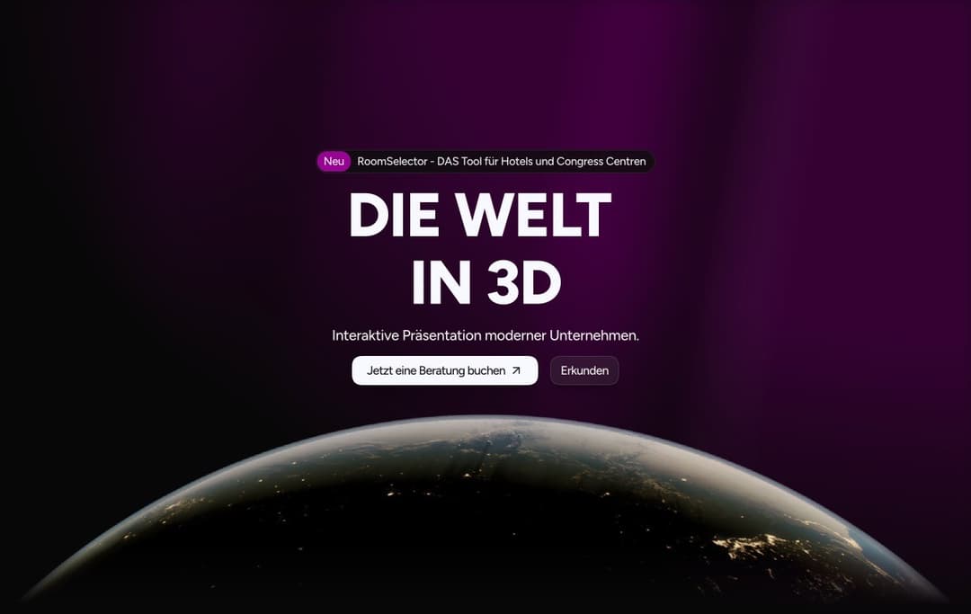 360Vista website homepage built with Framer