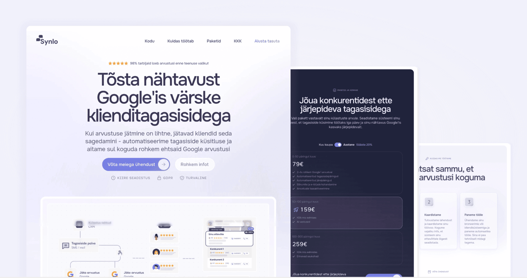 Synlo — SaaS Website website homepage built with Framer