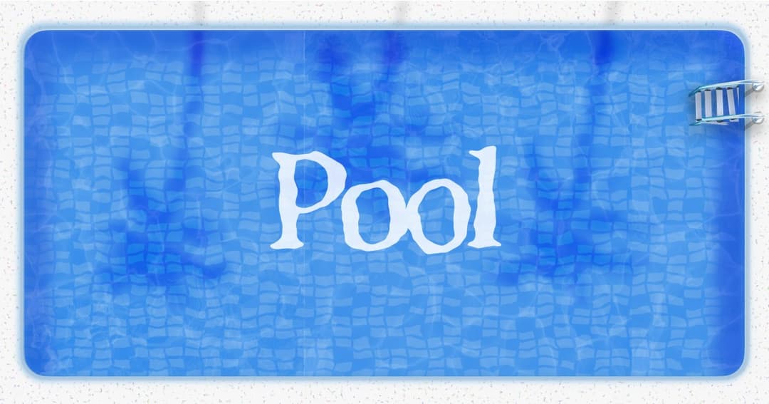 POOL website homepage built with Framer