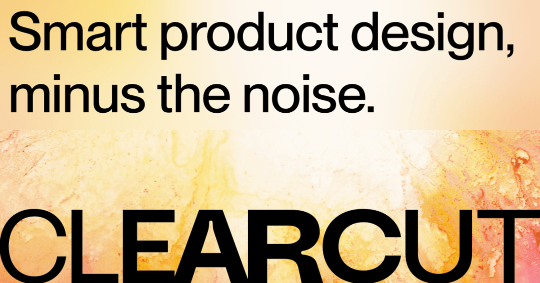 ClearCut website homepage built with Framer