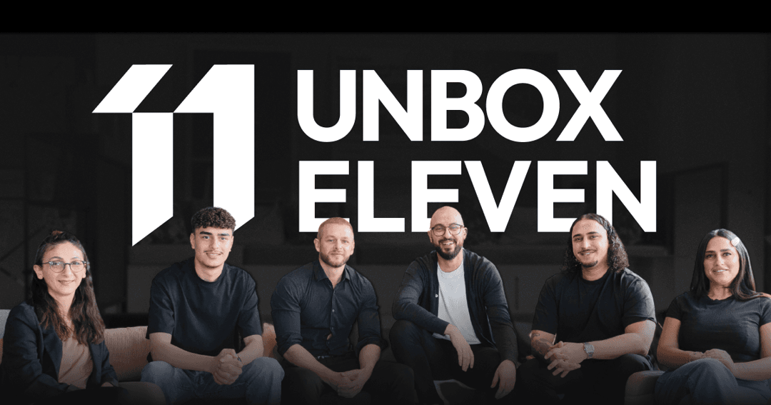 Unbox Eleven website homepage built with Framer