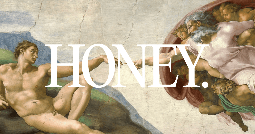 With Honey website homepage built with Framer