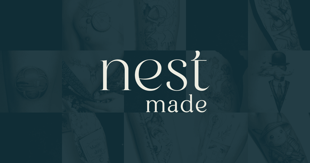 Tattoo Studio – nestmade website homepage built with Framer