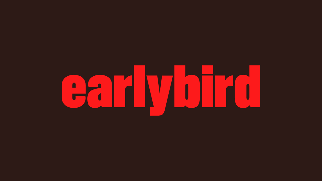earlybird website homepage built with Framer