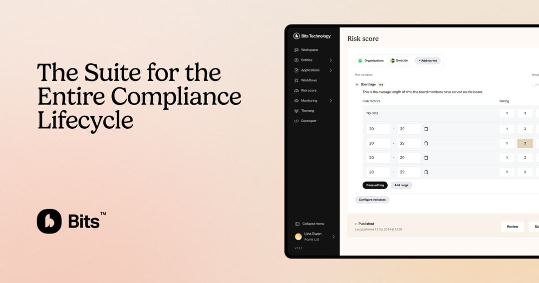 bits website homepage built with Framer