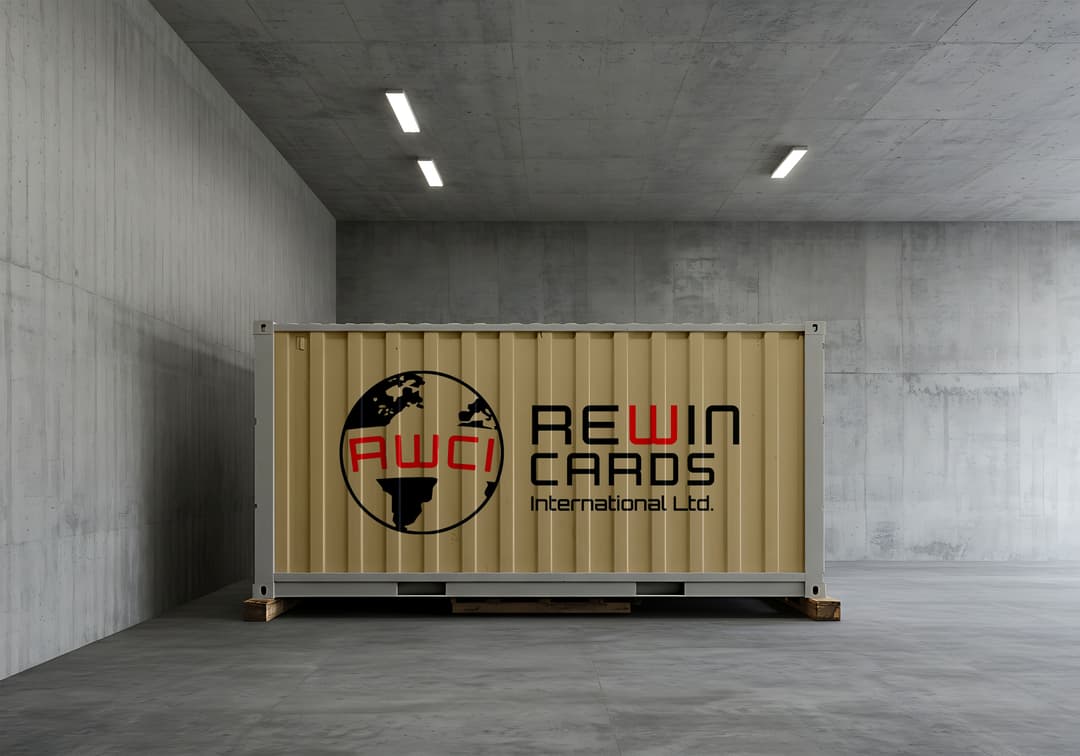 Rewin Cards website homepage built with Framer
