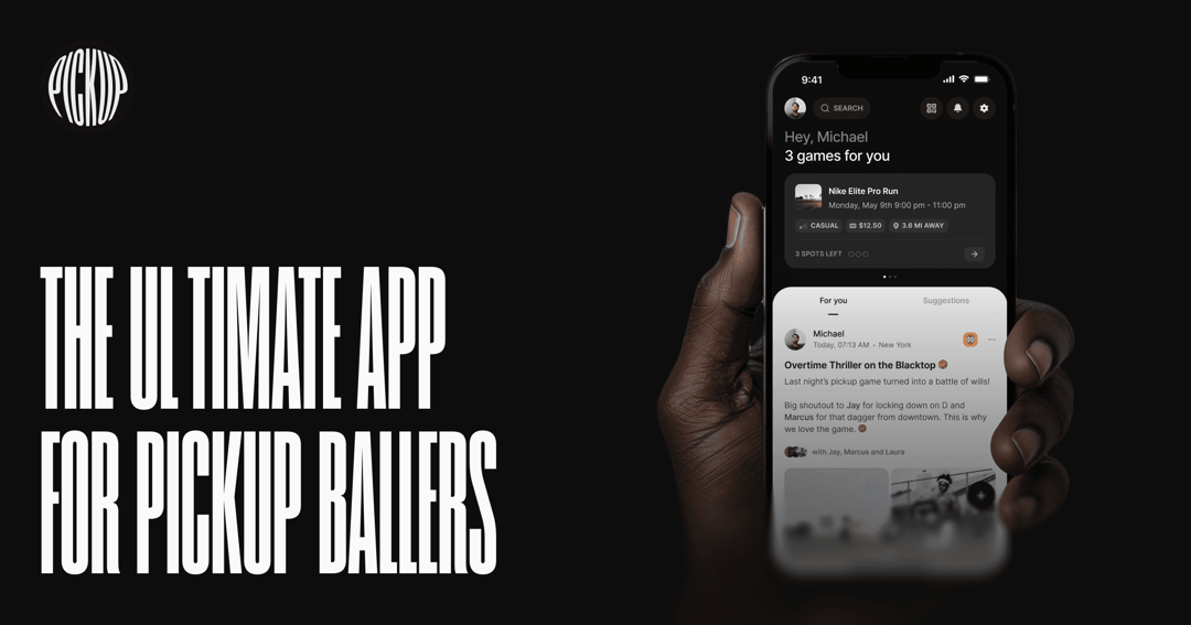 Pickup website homepage built with Framer