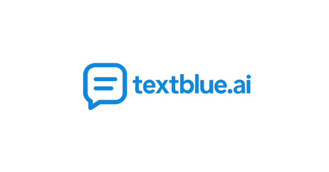 TextBlue AI website homepage built with Framer
