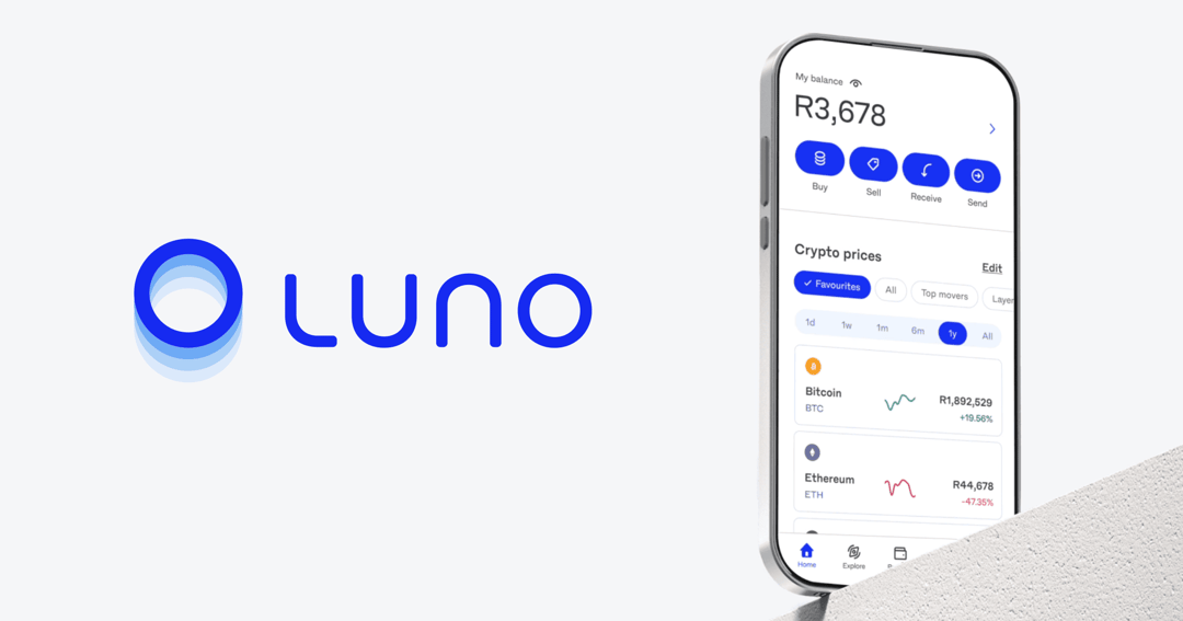 Luno website homepage built with Framer