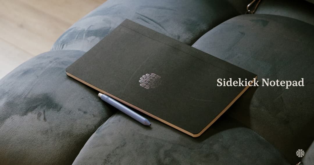 Sidekick Notepad website homepage built with Framer